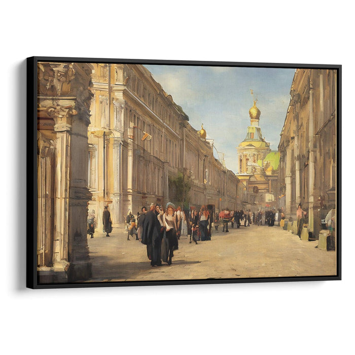 Realism St. Petersburg Print - Canvas Art Print by Kanvah