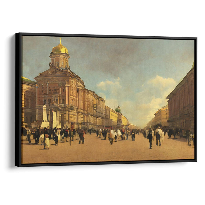 Realism St. Petersburg Print - Canvas Art Print by Kanvah