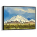 Watercolor Denali Print - Canvas Art Print by Kanvah