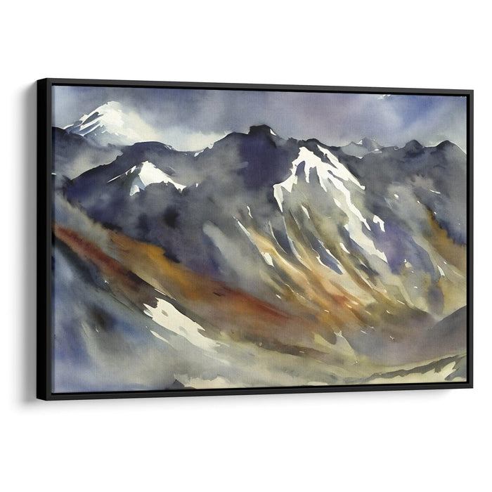 Watercolor Mount St. Helens Print - Canvas Art Print by Kanvah