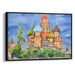 Watercolor St. Basil's Cathedral Print - Canvas Art Print by Kanvah