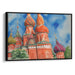 Watercolor St. Basil's Cathedral Print - Canvas Art Print by Kanvah