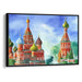 Watercolor St. Basil's Cathedral Print - Canvas Art Print by Kanvah