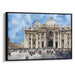 Watercolor Colonnade of St. Peter's Basilica Print - Canvas Art Print by Kanvah