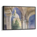 Watercolor Colonnade of St. Peter's Basilica Print - Canvas Art Print by Kanvah