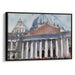 Watercolor Colonnade of St. Peter's Basilica Print - Canvas Art Print by Kanvah