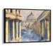 Watercolor Colonnade of St. Peter's Basilica Print - Canvas Art Print by Kanvah