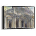 Watercolor Colonnade of St. Peter's Basilica Print - Canvas Art Print by Kanvah