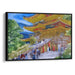 Watercolor Golden Pavilion Print - Canvas Art Print by Kanvah