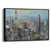 Watercolor Willis Tower Print - Canvas Art Print by Kanvah