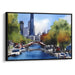 Watercolor Willis Tower Print - Canvas Art Print by Kanvah