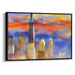 Watercolor Willis Tower Print - Canvas Art Print by Kanvah