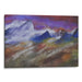 Abstract Rocky Mountains Print - Canvas Art Print by Kanvah