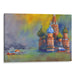 Abstract St. Basil's Cathedral Print - Canvas Art Print by Kanvah