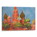 Abstract St. Basil's Cathedral Print - Canvas Art Print by Kanvah