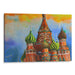 Abstract St. Basil's Cathedral Print - Canvas Art Print by Kanvah