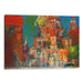 Abstract St. Basil's Cathedral Print - Canvas Art Print by Kanvah