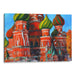 Abstract St. Basil's Cathedral Print - Canvas Art Print by Kanvah