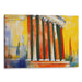 Abstract Colonnade of St. Peter's Basilica Print - Canvas Art Print by Kanvah