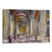 Abstract Colonnade of St. Peter's Basilica Print - Canvas Art Print by Kanvah