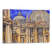 Abstract Colonnade of St. Peter's Basilica Print - Canvas Art Print by Kanvah