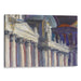 Abstract Colonnade of St. Peter's Basilica Print - Canvas Art Print by Kanvah