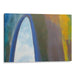 Abstract St. Louis Arch Print - Canvas Art Print by Kanvah