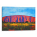 Abstract Uluru Print - Canvas Art Print by Kanvah