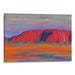 Abstract Uluru Print - Canvas Art Print by Kanvah