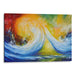 Abstract Wave Print - Canvas Art Print by Kanvah