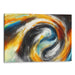 Abstract Wave Print - Canvas Art Print by Kanvah