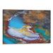 Abstract Yellowstone National Park Print - Canvas Art Print by Kanvah