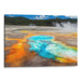 Abstract Yellowstone National Park Print - Canvas Art Print by Kanvah