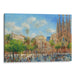 Impressionism Barcelona Print - Canvas Art Print by Kanvah