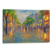 Impressionism Barcelona Print - Canvas Art Print by Kanvah