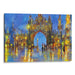 Impressionism Barcelona Print - Canvas Art Print by Kanvah