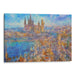 Impressionism Barcelona Print - Canvas Art Print by Kanvah