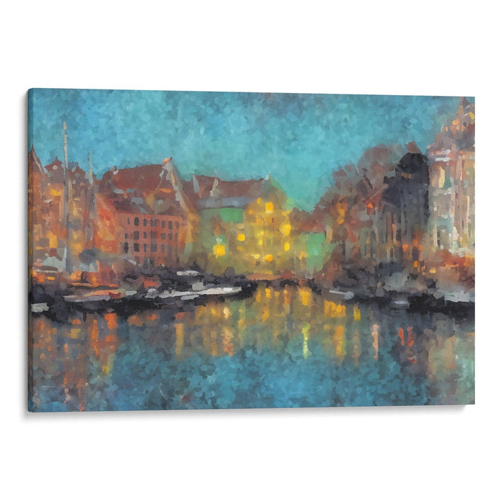 Impressionism Bergen Print - Canvas Art Print by Kanvah