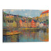 Impressionism Bergen Print - Canvas Art Print by Kanvah
