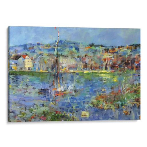 Impressionism Bergen Print - Canvas Art Print by Kanvah