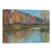 Impressionism Bergen Print - Canvas Art Print by Kanvah