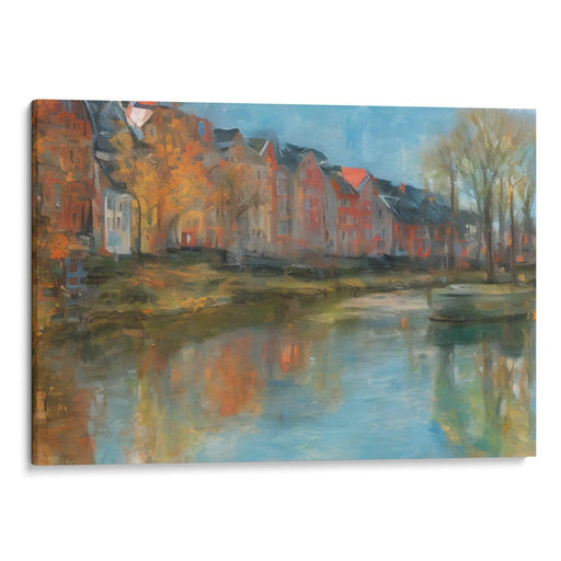 Impressionism Bergen Print - Canvas Art Print by Kanvah