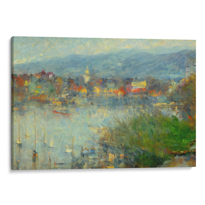 Impressionism Bergen Print - Canvas Art Print by Kanvah