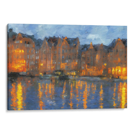 Impressionism Bergen Print - Canvas Art Print by Kanvah