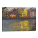 Impressionism Bergen Print - Canvas Art Print by Kanvah