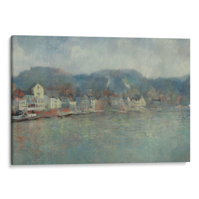 Impressionism Bergen Print - Canvas Art Print by Kanvah