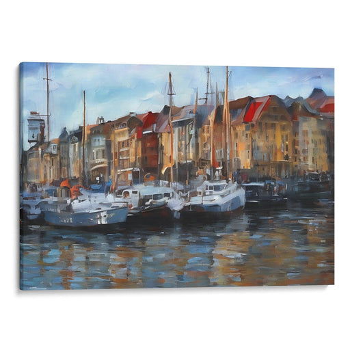 Realism Bergen Print - Canvas Art Print by Kanvah