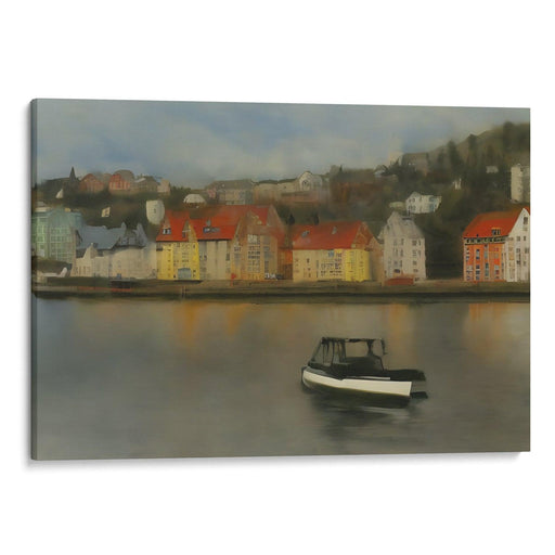 Realism Bergen Print - Canvas Art Print by Kanvah