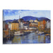 Realism Bergen Print - Canvas Art Print by Kanvah