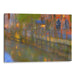 Impressionism Bruges Print - Canvas Art Print by Kanvah